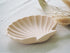 beige shell dish set of 4